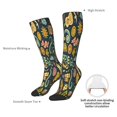 thumbnail image 5 of Picia Women Crew Soft Moisture-wicking Socks Colorful Hippie Pattern Design Cotton Socks, One Size fit All, 5 of 9