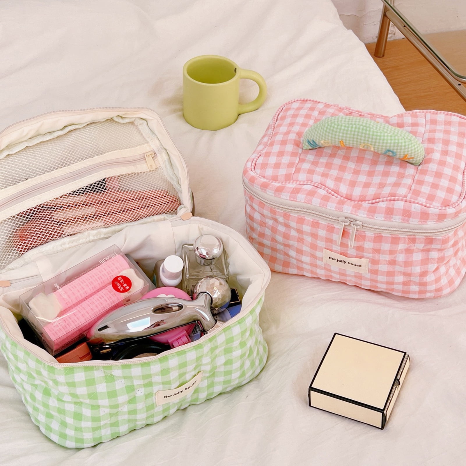 Cheers US Cosmetic Bag for Women,Adorable Roomy Makeup Bags Travel