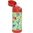 thumbnail image 2 of Botella de agua Snug Kids con aislamiento de acero inoxidable, 350 ml, con pajita, 2 of 5