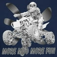 thumbnail image 3 of CafePress - More Mud More Fun On An ATV (B/W) Dark T Shirt - Men's Classic Graphic Cotton T-Shirt, 3 of 4
