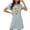 Blue, variant on HomeGardon Women's Sleepwear Nightgowns for Women,Fashion Print Medium Length Dress Oversized Short Nightgown Fashion Chest Print Short Sleeve Nightdress,S-XXL