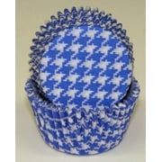 Blue HoundsTooth Cupcake Liners - Baking Cups -50pack