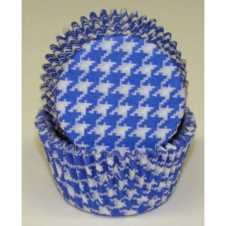 Blue HoundsTooth Cupcake Liners - Baking Cups -50pack