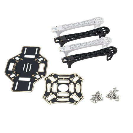 RC Drone Frame Kit with Screws,Quadcopter FPV Aircraft Drone Frame Kit RC Accessory Integrated PCB Board for DJI F450