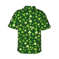 thumbnail image 3 of Goofa Happy St. Patrick's day Hawaiian Shirt for Men, Unisex Summer Beach Casual Short Sleeve Button Down Shirts,Aloha Tropical Floral print shirt-Medium, 3 of 9
