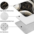 thumbnail image 5 of Black White Marble Gold Line Pattern Bathroom Rugs Sets 3 Piece,Toilet Cover Set,Absorbent Non Slip Bathroom Mats Sets with U-Shaped Contour Rug Toilet Rug Set, 5 of 5
