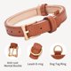 thumbnail image 3 of Collar de perro blu&ben de piel auténtica acolchado suave para perros, 3 of 7