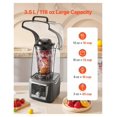 thumbnail image 2 of Blender for Smoothies, 135 oz 1400W, Professional Blender with Powerful Motor, Multi-Functional Food Processing Blender with Noise Cover for Smoothie/Milkshake/Juice, Fits for Kitchen, 2 of 6
