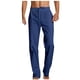 thumbnail image 1 of Pantalones largos para hombre, moda informal, lisos, con cremallera, bolsillos, pantalones acampanados, pantalones de poliéster para hombre., 1 of 7