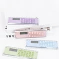 thumbnail image 7 of Calculator Ruler, Portable Calculator Ruler, Double Sided 6 Inch Calculator Ruler with Basic Math Functions, Lightweight Durable ABS Plastic Measuring Tool for Office Home and DIY Use, 7 of 7