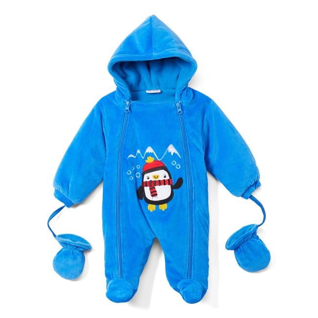 penguin snowsuit baby