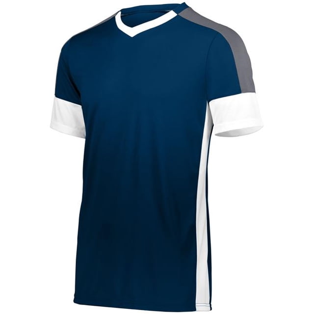 Maillot de Football Wembley Adulte - Navy&44; Blanc & Graphite - 2XL