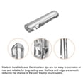 thumbnail image 3 of Unique Bargains 40Pack 3.2x18mm Metal Shoelace Tips Open Mouth Shoelace Repair Cords End Tips Silver, 3 of 6