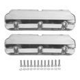 thumbnail image 2 of Tapa De Válvula Pulida, Cubierta De Válvula Del Motor Superficie Lisa Plateada De Larga Duración PC33305NH Alta Resistencia Para Bloque Pequeño SBF 289 302 5.0L, 2 of 7
