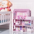 thumbnail image 2 of Casa de Muñecas Costway 3 Pisos con Muebles Mobiliarios para Niños, 2 of 9