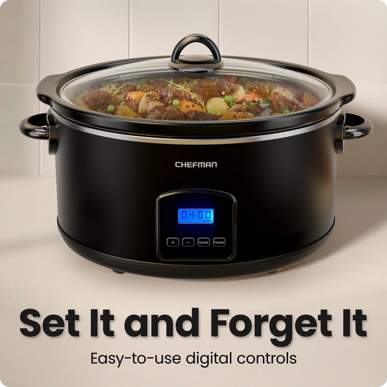 Chefman 8-Quart Digital Slow Cooker photo 3
