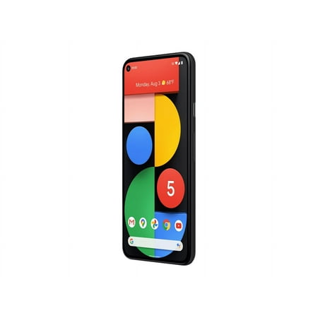 Google Pixel 5 - 5G smartphone - RAM 8 GB / 128 GB - OLED display - 6" - 2340 x 1080 pixels - 2x rear cameras 12.2 MP, 16 MP - front camera 8 MP - Verizon - just black