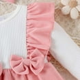 thumbnail image 5 of Dresses for Baby Girls Cute Pattern Embroider Romper Long Sleeve Bodysuit Baby Girl Clothes Outfit for Baby 3-6 Months, 5 of 6