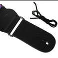 thumbnail image 3 of Mosiee Personalized Embroidered Cotton And Leather Guitar Strap Comfortable Material, 3 of 8
