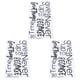 thumbnail image 3 of Never Give Up Wall Sticker PVC Motivational Wall Decal Wear Resistant 3Set Long Service Life for Kitchen ANGGREK Otros, 3 of 8