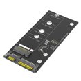 thumbnail image 1 of M.2 NGFF to SATA Adapter Card B Key/B & M Key SSD (Not for M.2 NVME), 1 of 5