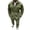 Army Green, variant on Ahabrexf Pants for Men Men's Casual Solid Color Long Sleeved Button Pocket Lapel Cardigan Leg Tied Pants Set Cardigan for Men