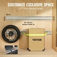 thumbnail image 4 of VEVOR E Track Tie-Down Rail Kit, 24PCS 5' E-Tracks Set Includes 8 Steel Rails & 8 O-Ring Anchors & 8 Tie-Offs with D-Ring, Versatile Securing Accessories for Cargo Motorcycles Bikes, 2000 lbs Load, 4 of 9