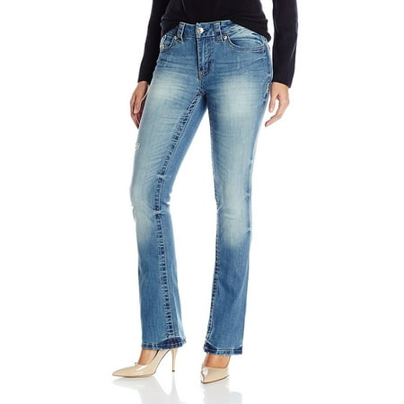 Seven7 - Seven7 Womens Slim Bootcut Jeans - Walmart.com
