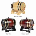 thumbnail image 3 of Oak Pine Wine Barrel Storage Special Barrel 1.5l And 3l Storage Bucket Beer Casks, 3 of 4