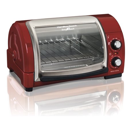 Hamilton Beach Easy Reach Toaster Oven With Roll Top Door Home Good