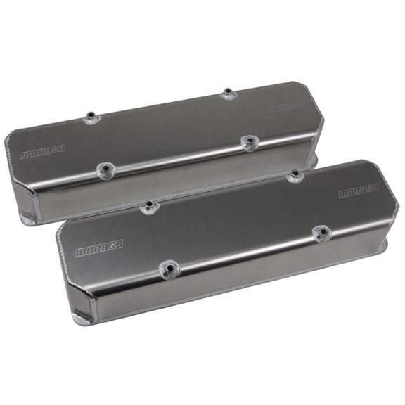 Moroso for SBC MBE 10 & 13 Degree Fabricated Aluminum w/Billet Rail Valve Cover