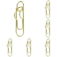 thumbnail image 7 of 6 Pcs Metal Pen Holder Clips For Notebook,2.75 Inch Metal Heart Shape Pen Clips,Pen Holder Clips For Notebook Papers Journal Book,Multi Function Paper Clip Pen Holder,Paperclip Pen Holder,Green, 7 of 7