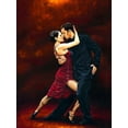 thumbnail image 2 of Young, Richard 12x14 Black Ornate Wood Framed with Double Matting Museum Art Print Titled - That Tango Moment, 2 of 4