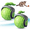 Green*2, variant on Speedy Tail 2.0, Speedy Tail Cat Toy, Interactive Cat Ball Toy, Automatic Moving Cat Toy Ball, USB Rechargeable Smart Cat Toys Ball, Two Speed Adjustment, with Replacement Tail