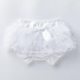 thumbnail image 3 of Kids Shorts Comfortable White Shorts Elastic Girls Pants Size 3-6 Months, 3 of 3