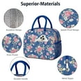 thumbnail image 4 of Obrewu Pioneer Flower Lunch Bag for Adult, Insulated, Leakproof, Oxford Cloth, 4 of 7