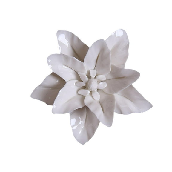 Baoblaze Ceramic Decor Lily Statue Modern for Living Room Bedroom Friends M M