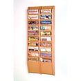 thumbnail image 1 of Pemberly Row 20 Pocket Wall Mount Magazine Rack in Light Oak, 1 of 1