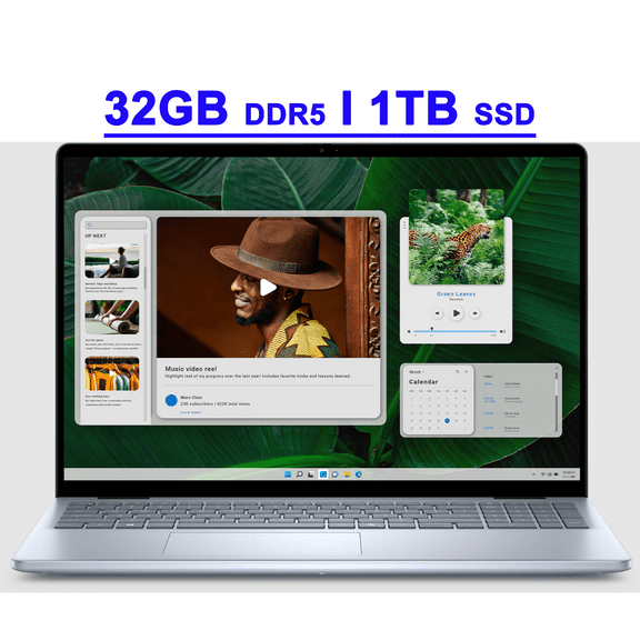 Dell Inspiron 16 5640 Premium Business Laptop 16" WUXGA IPS Touchscreen Intel 10-core Core 7 150U 32GB DDR5 1TB SSD Backlit Fingerprint FHD Privacy Camera ExpressCharge Win11