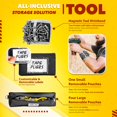 thumbnail image 4 of Bolsa enrollable para herramientas Luxadar Heavy Duty con 5 bolsillos desmontables, 4 of 8
