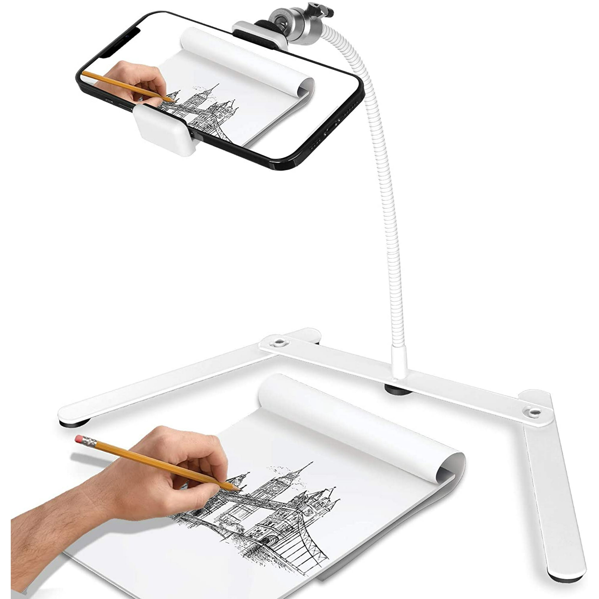 Drawing Phone Holder For Recording Art Ajustable Tripod With