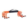 thumbnail image 4 of DYNWAVECA 5 Pieces Speed Training Hurdles Physical Training Obstacles Practical Lightweight Multi-sport Training Aid for Indoor Outdoor Orange, 4 of 10