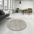 thumbnail image 3 of Ahgly Company Indoor Rectangle Contemporary Pale Silver Gray Abstract Area Rugs, 2' x 5', 3 of 6
