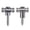 Silver, variant on CEORPER Guitar String Retainer Set Guitar String Tree with Mount Screw Guitar Accessory