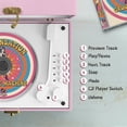 thumbnail image 3 of Reproductor de CD KLIM de estilo retro vintage con Bluetooth y altavoz rosa, 3 of 7