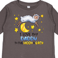 thumbnail image 4 of Inktastic I Love my Daddy to the Moon and Back Cute Sheep Boys or Girls Long Sleeve Toddler T-Shirt, 4 of 5