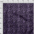 thumbnail image 3 of oneOone Silk Tabby Violet Fabric Animal Skin Sewing Material Print Fabric By The Yard 42 Inch Wide, 3 of 4