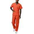 thumbnail image 1 of Sivvan Unisex Classic Scrub Set V-Neck Top/Drawstring Pants (Available in 15 Solid Colors), 1 of 7