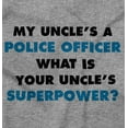 thumbnail image 2 of Uncles Police Officer Superpower Romper Boys or Girls Infant Baby Brisco Brands 12M, 2 of 6