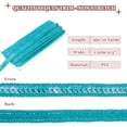 thumbnail image 2 of 0.5 Inch x 10 Yards Sequin Ribbon Trim Strip for Crafts Embellishments, Blue, 2 of 7